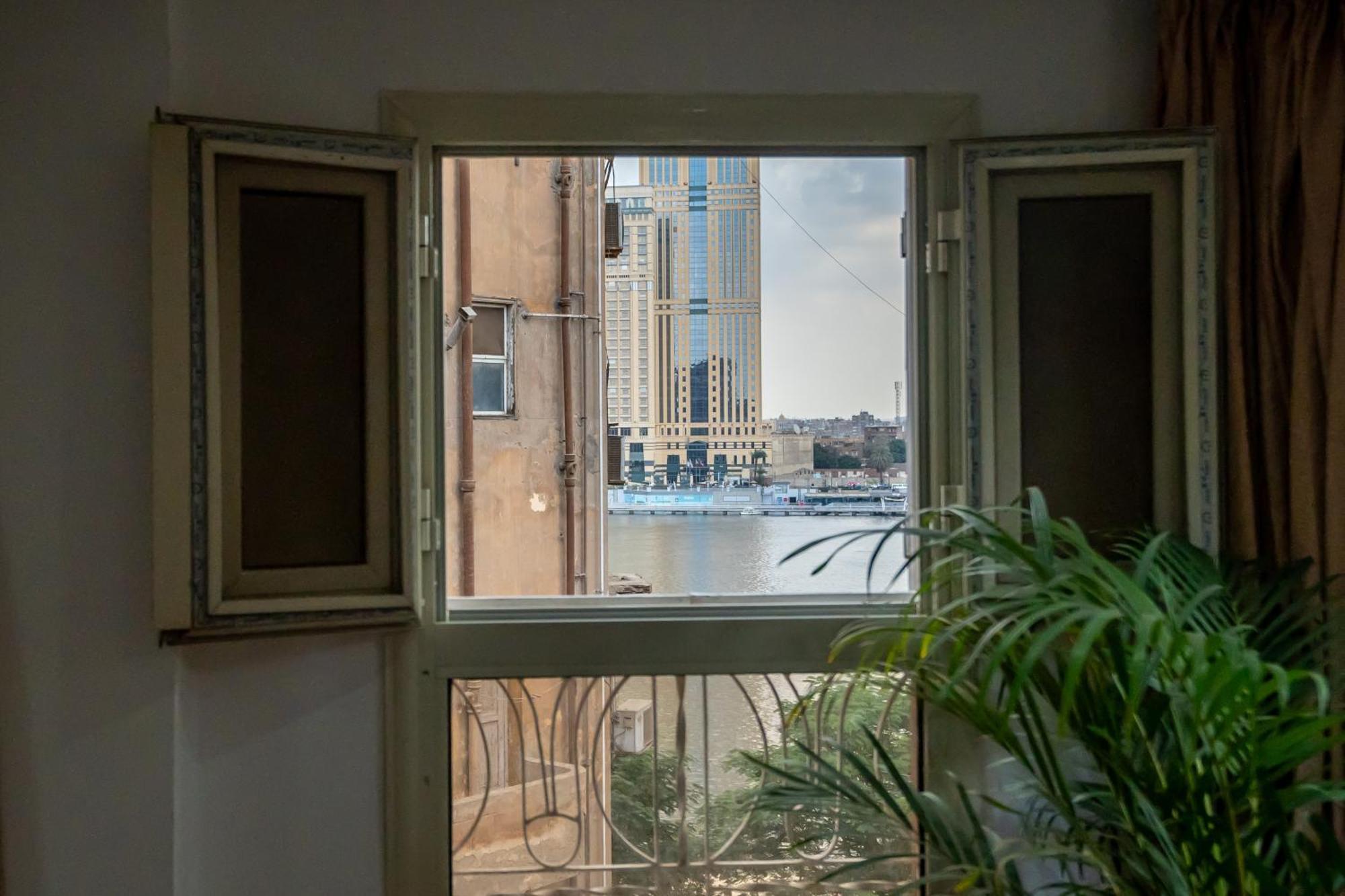 Gemuetliche Mit Nilblick Und Smart-tv In Zamalek Apartment *
