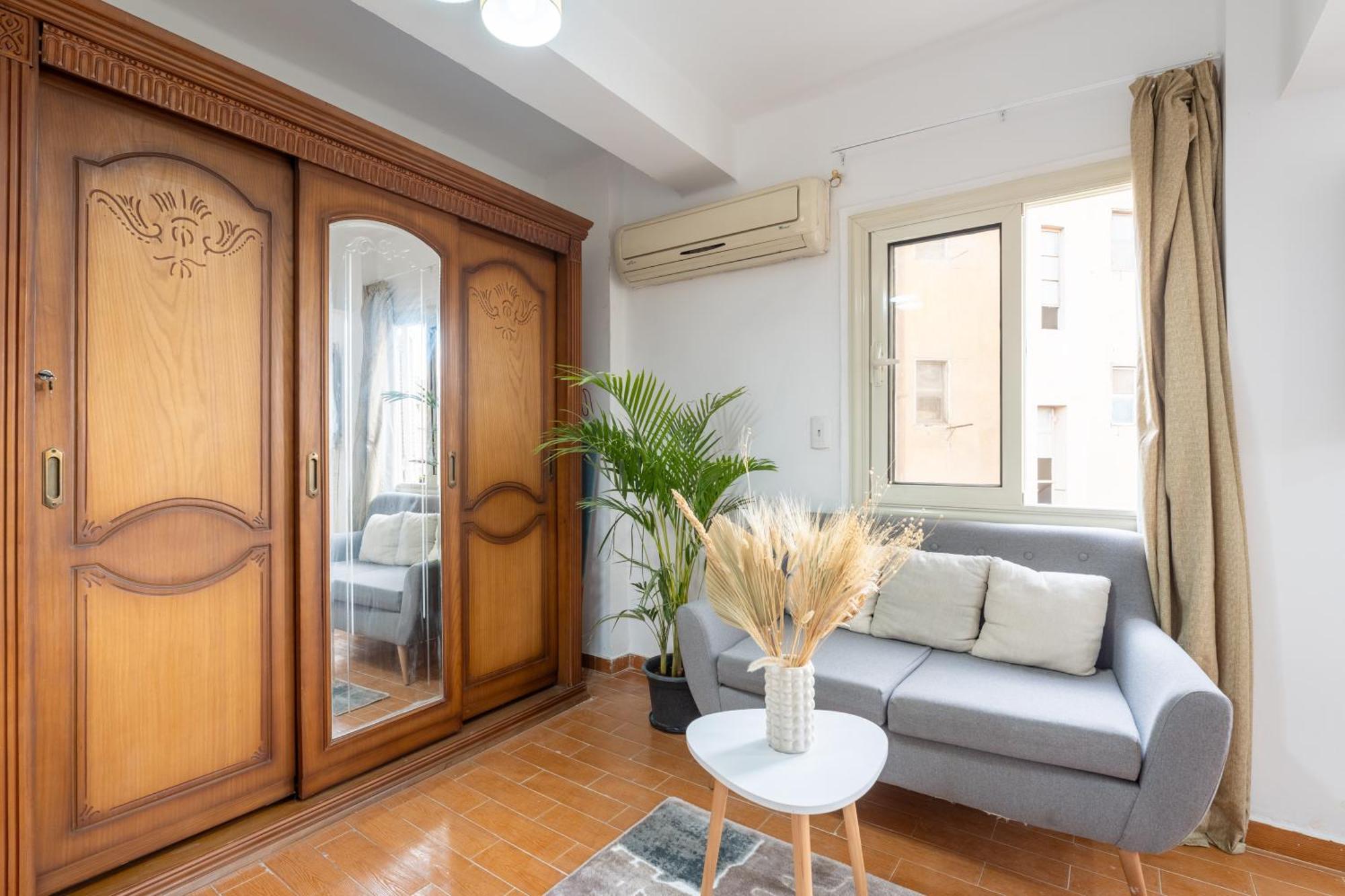 Gemuetliche Mit Nilblick Und Smart-tv In Zamalek * Cairo