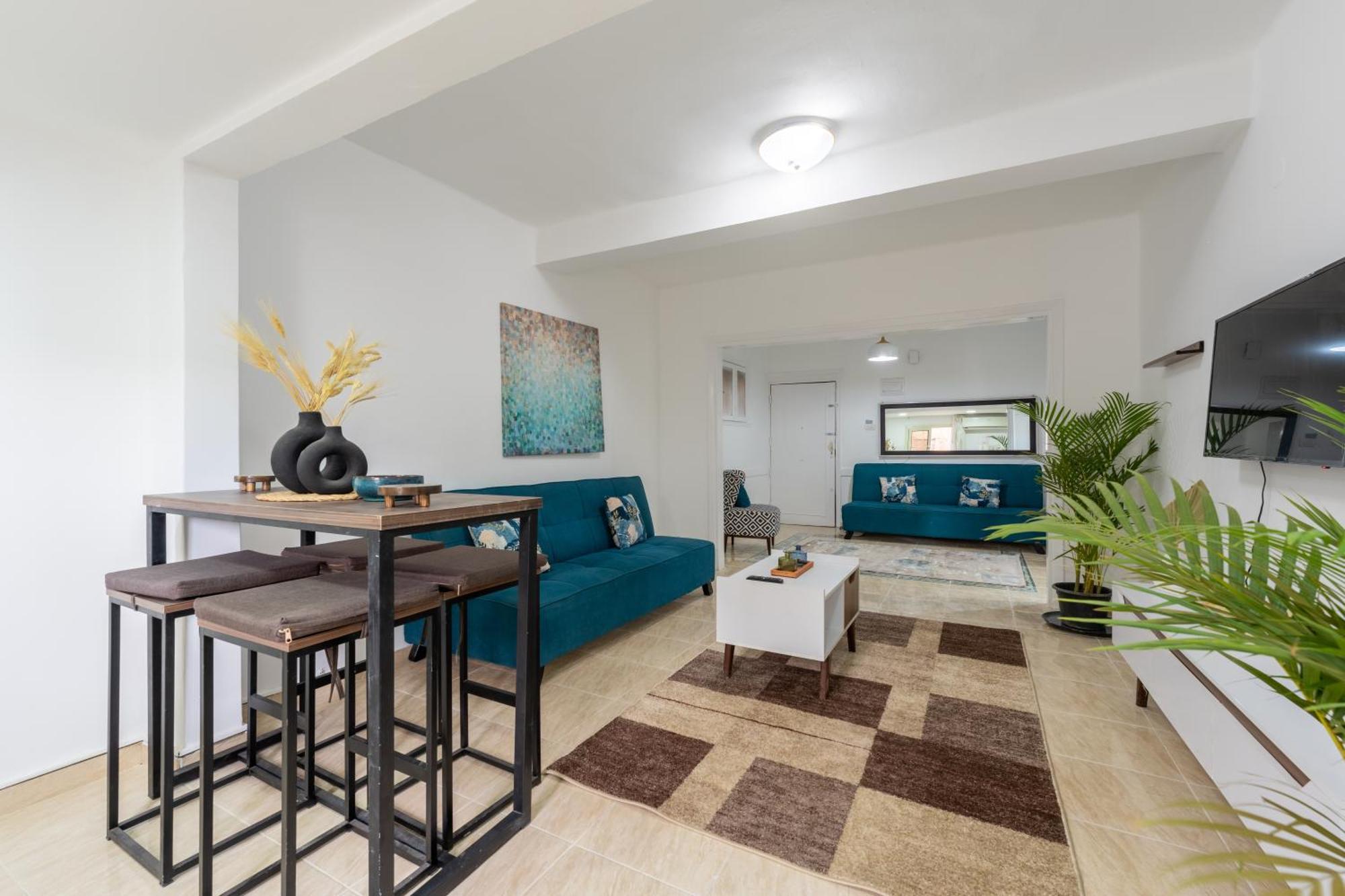 Gemuetliche Mit Nilblick Und Smart-tv In Zamalek